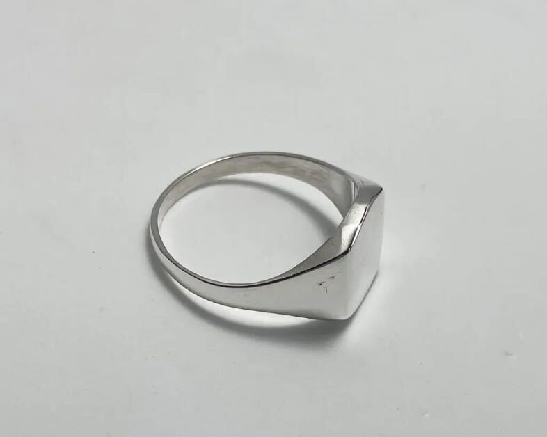 LGM1-70.1D квадратное sig сеть печатка серебряный 925 кольцо 26 номер US12 B серебряный аксессуары 