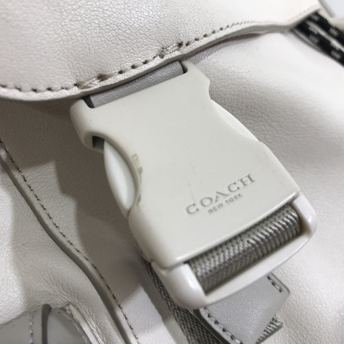 COACH Coach C0881 rucksack Day Pack backpack leather beige group [C2087]