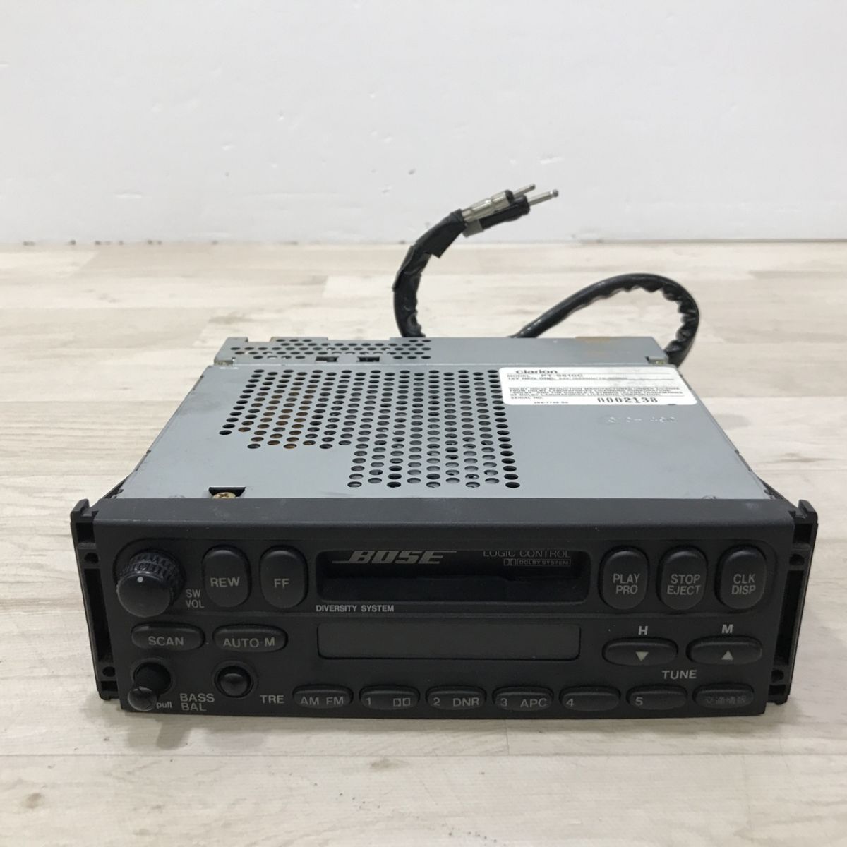 現状品 BOSE カセット PT-9610C[C2281]_画像1