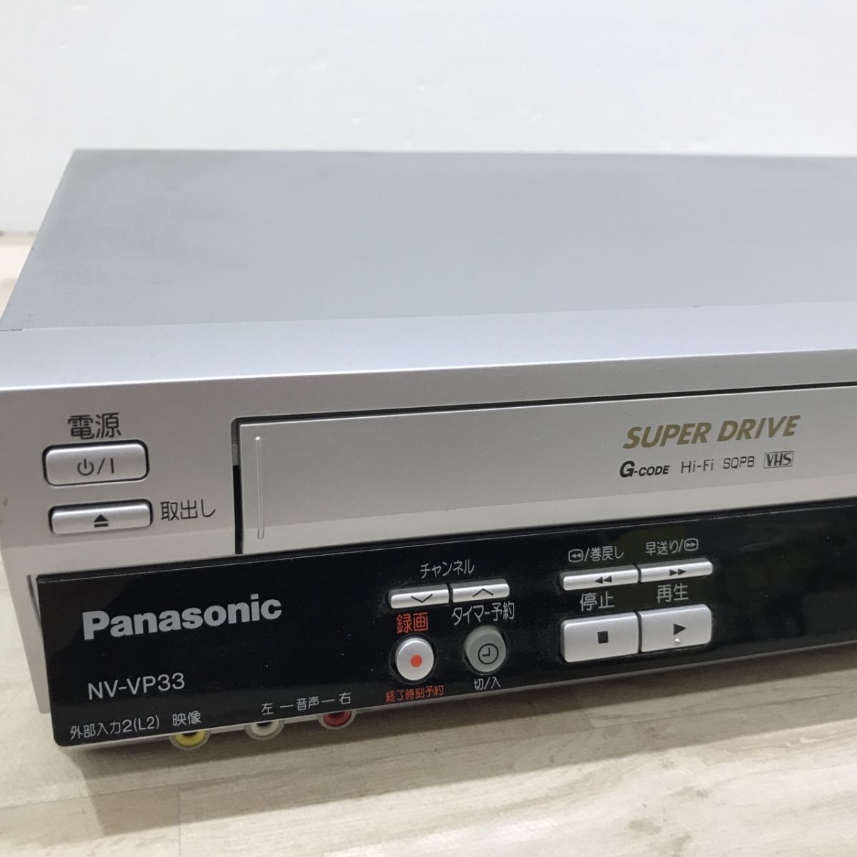 ジャンク Panasonic NV-VP33 DVD/VHS一体型ビデオデッキ[C2259]の画像2