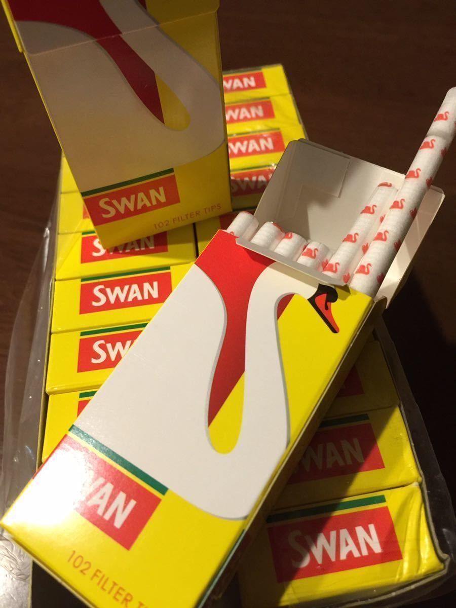スワン SWAN 手巻き タバコ スリム フィルター 102個入り 10箱セット 送料無料