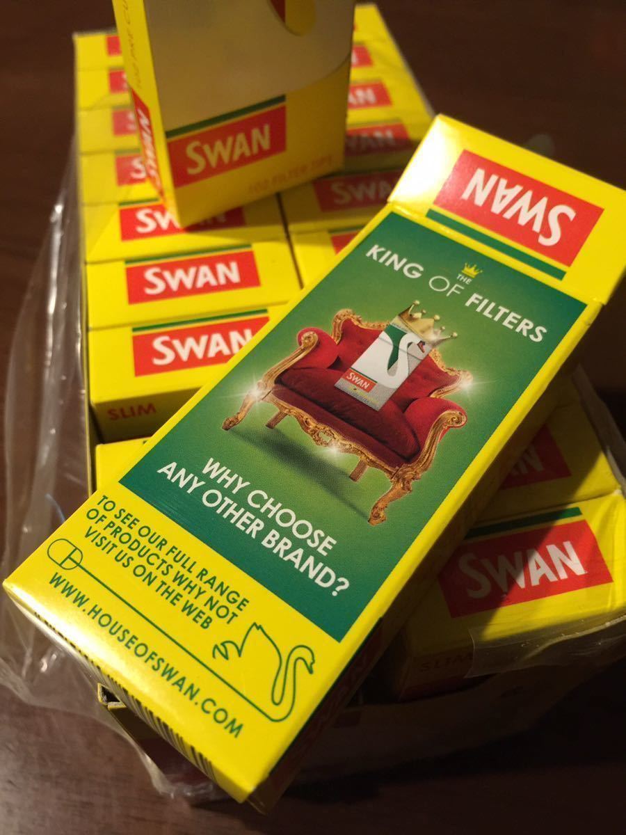 スワン SWAN 手巻き タバコ スリム フィルター 102個入り 10箱セット 送料無料