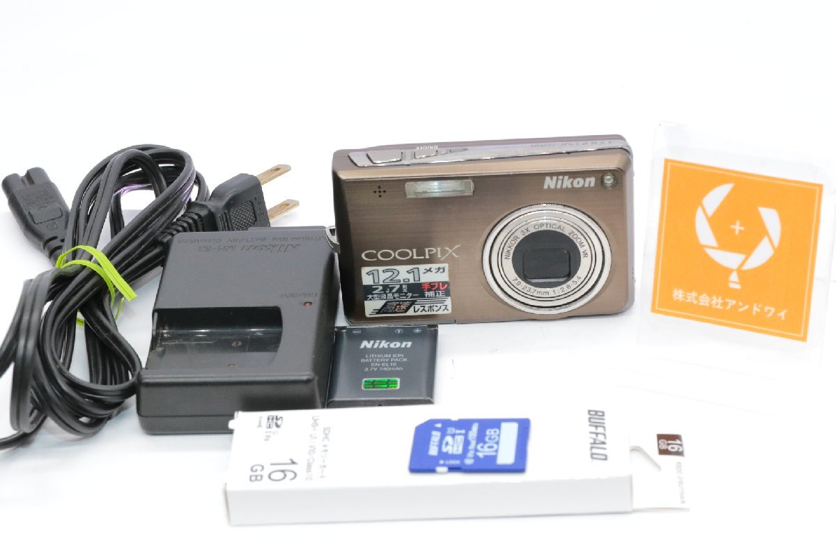 同梱歓迎【良品/動作品】NIKON ニコンCOOLPIX S700 (バッテリー、充電器、SDカード付) #4900
