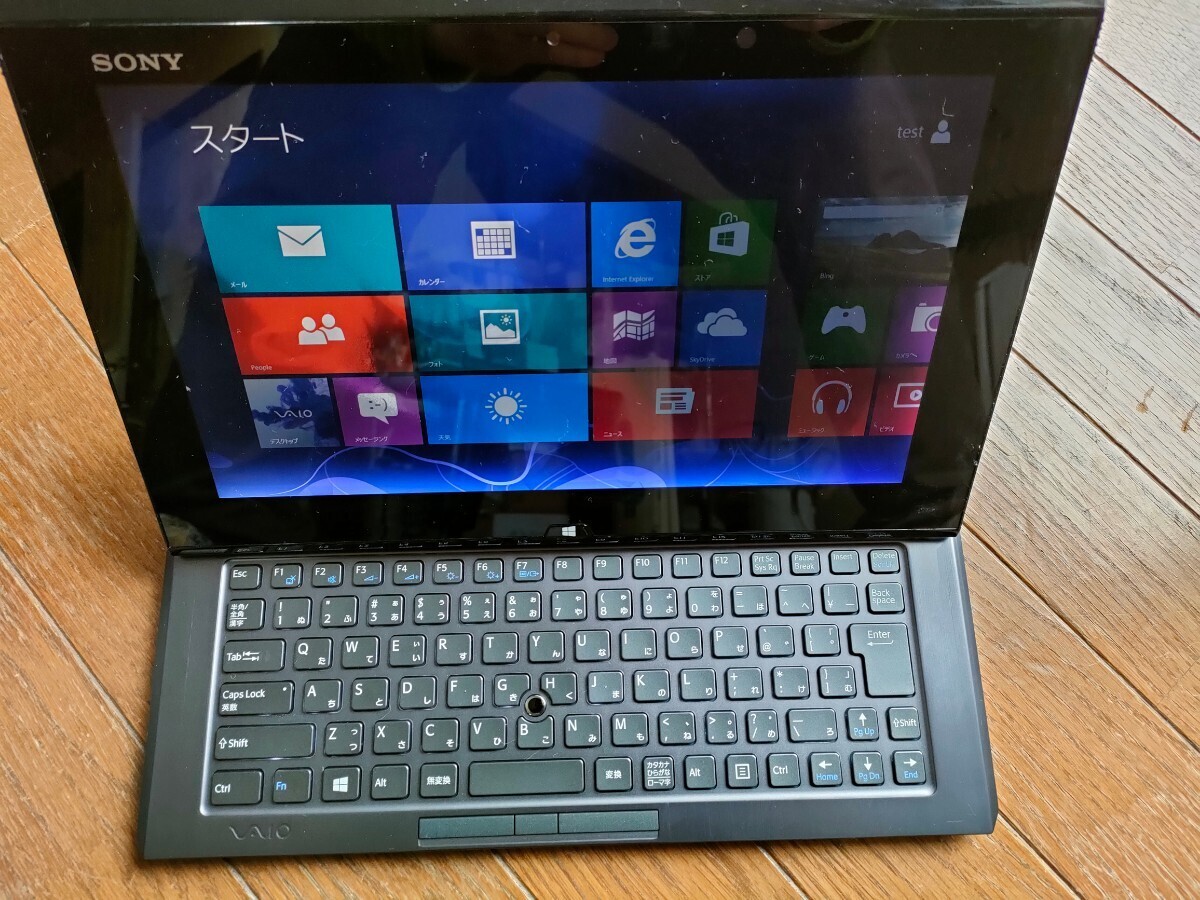 中古 SONY ノートPC SVD11219CJB Core i5-3317U SSD 128GB VAIO Duo 11_画像1