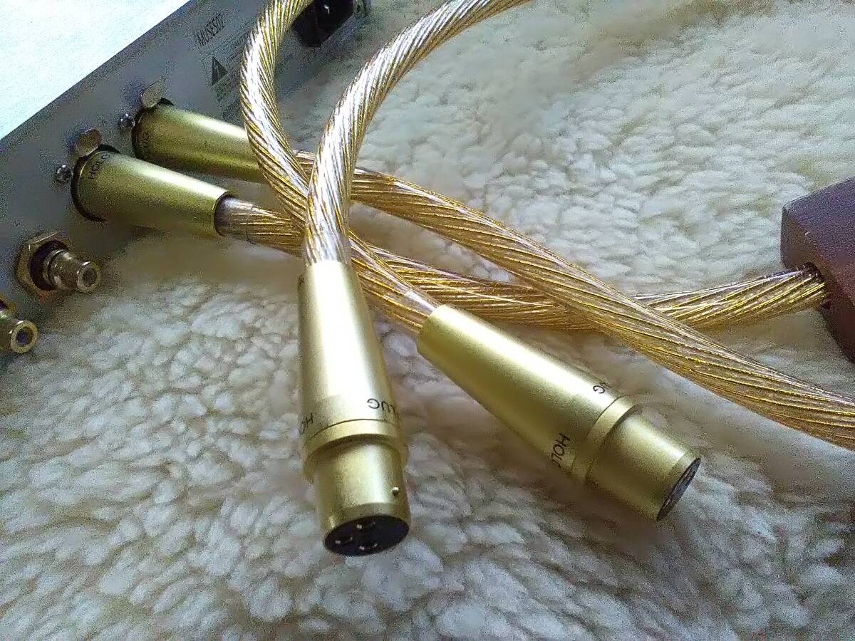 Odin Gold XLR ☆プレミアムグレート 5N OFC シルバープレート 1.5mペア 未使用品_画像6