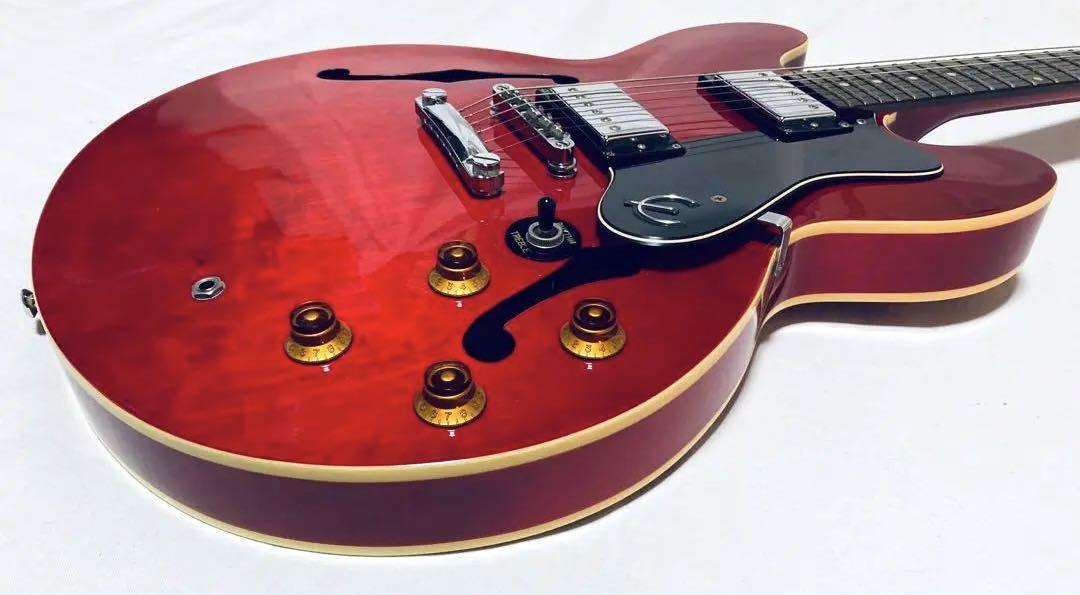 美品 Epiphone Dot CH エピフォンセミアコ ES-335 動作良好 送料無料_画像4