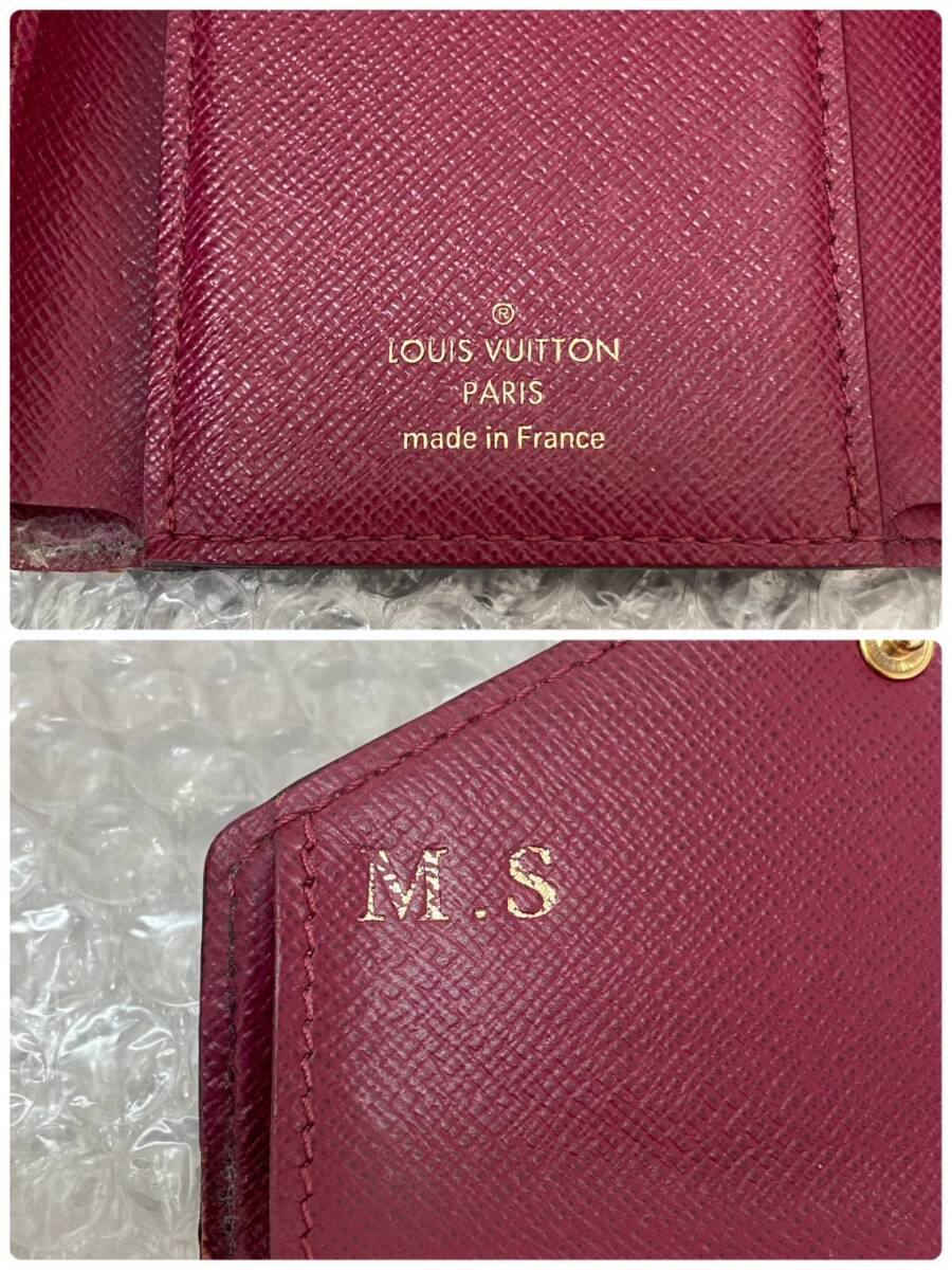 @LOUIS VUITTON/LV/ルイヴィトン/モノグラム/ポルトフォイユ/ヴィクトリーヌ/三つ折り/財布/ウォレット/0317k_画像6