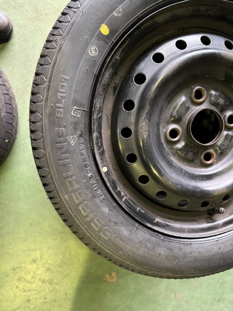 未使用品☆ 155/65R13 73S　鉄ホイール・激安!!4本セット価格 1965_画像3