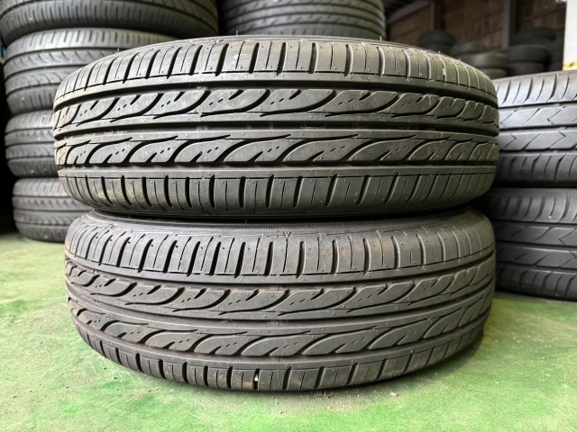 9分山☆ 155/65R13 73S 鉄ホイール・激安!!2本セット価格 2035の画像1