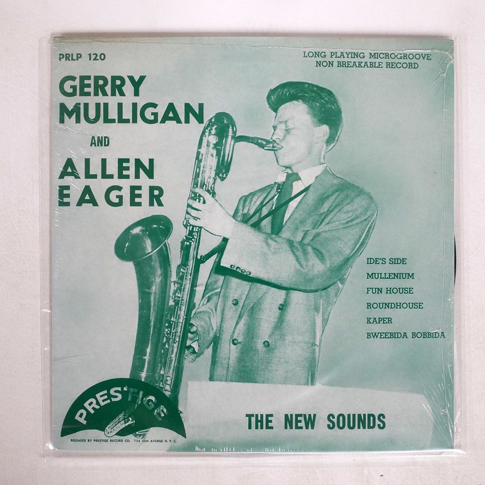 米 GERRY MULLIGAN AND ALLEN EAGER/NEW SOUNDS/PRESTIGE PRLP120 10_画像1