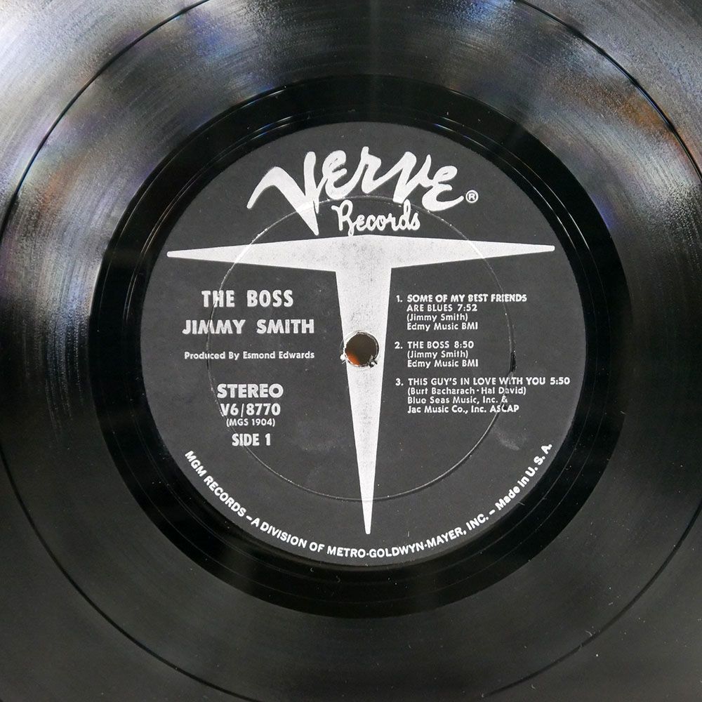 米 ORIGINAL ステレオ盤 JIMMY SMITH/BOSS/VERVE V68770 LP_画像2