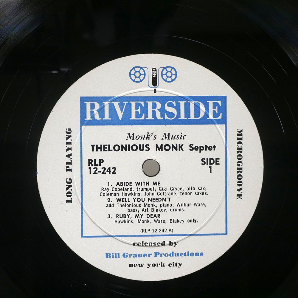 THELONIOUS MONK SEPTET/MONK’S MUSIC/RIVERSIDE RLP12242 LP_画像2