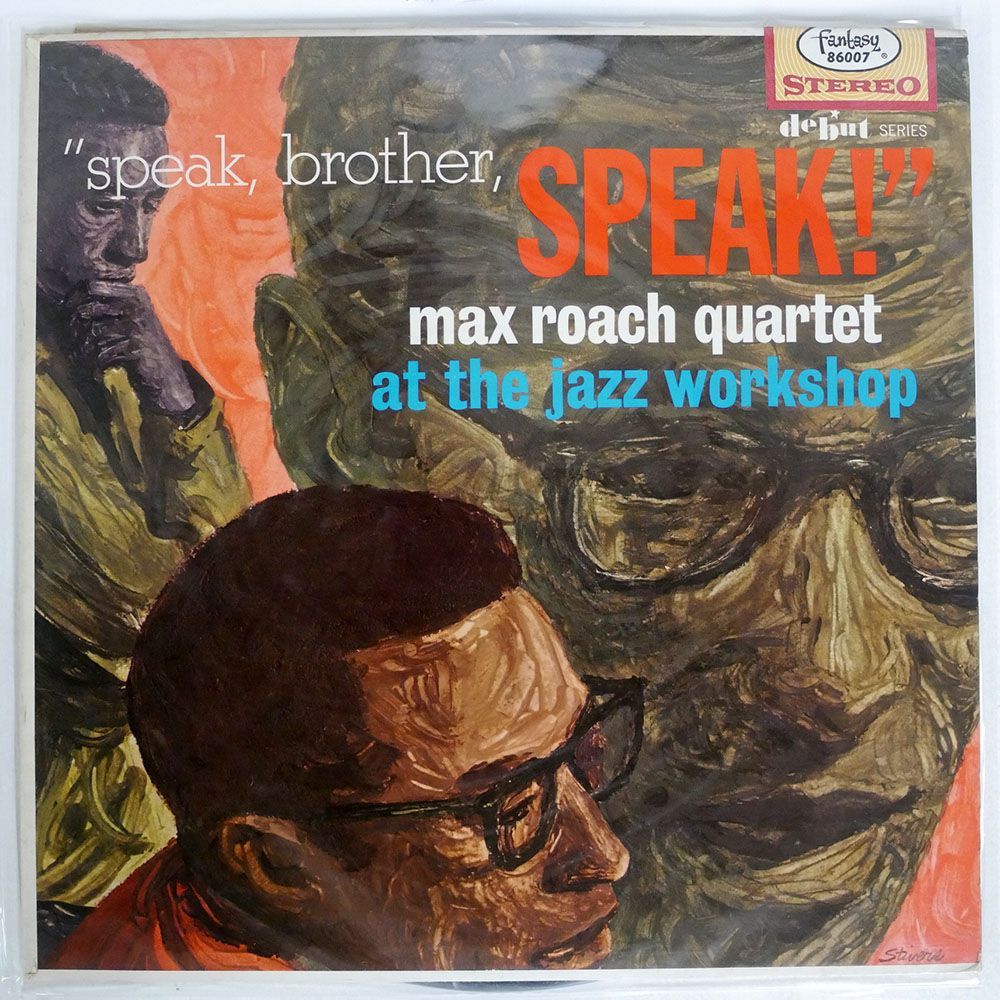 米 ORIGINAL MAX ROACH QUARTET/SPEAK BROTHER SPEAK/FANTASY 86007 LP_画像1