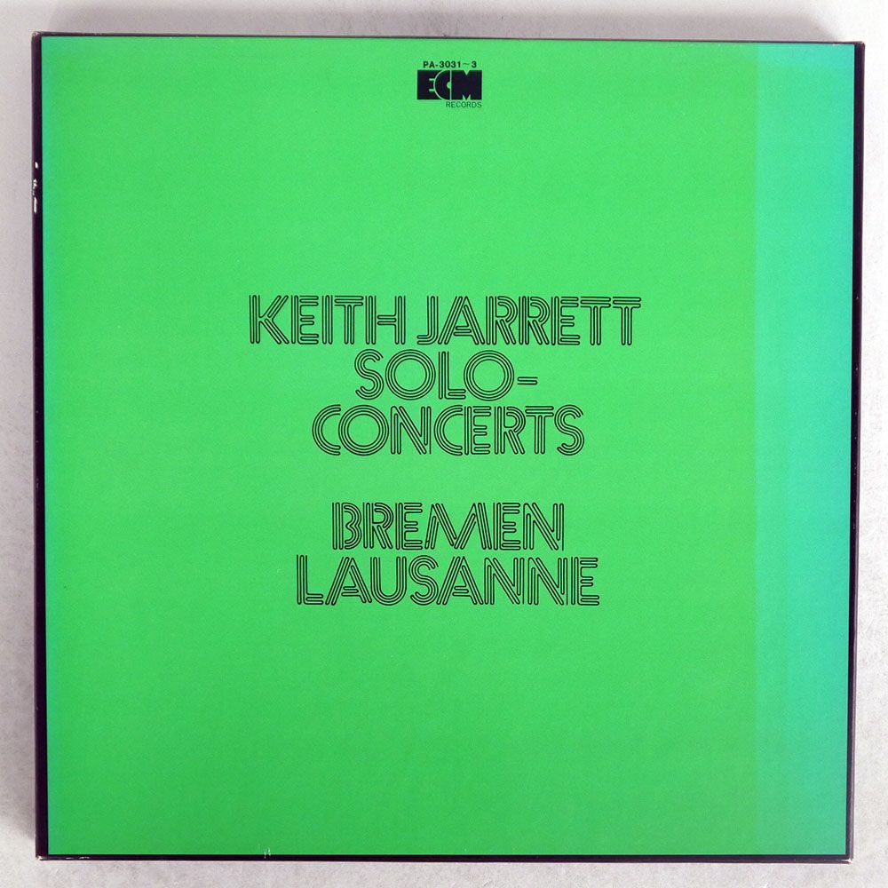 KEITH JARRETT/SOLO CONCERTS BREMEN,LAUSANNE/ECM PA3031 LP_画像1