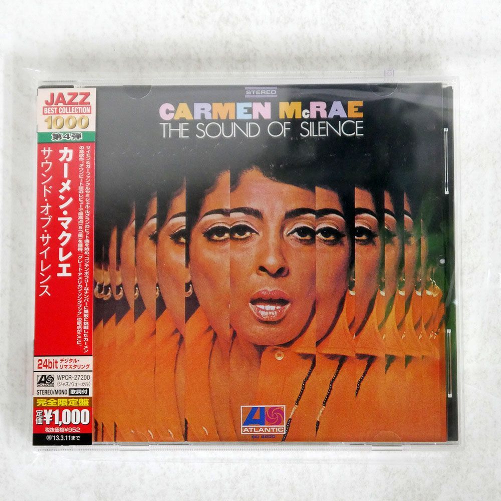 CARMEN MCRAE/SOUND OF SILENCE/ATLANTIC WPCR27200 CD □_画像1