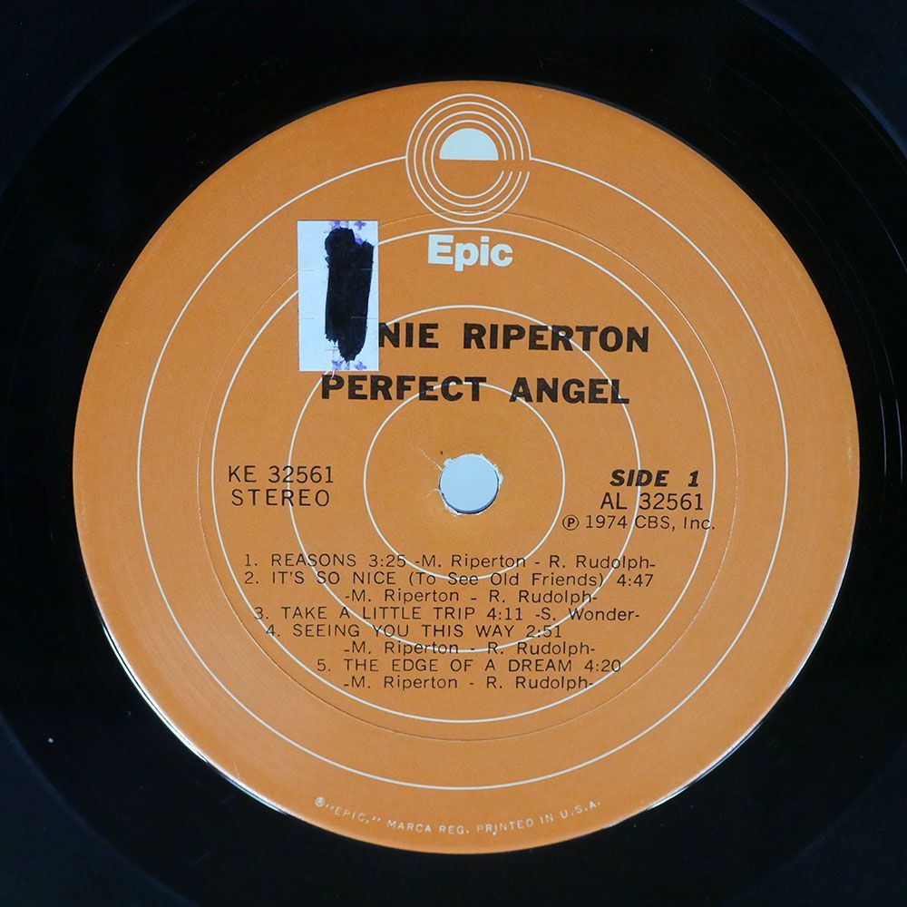米 MINNIE RIPERTON/PERFECT ANGEL/EPIC KE32561 LP_画像2