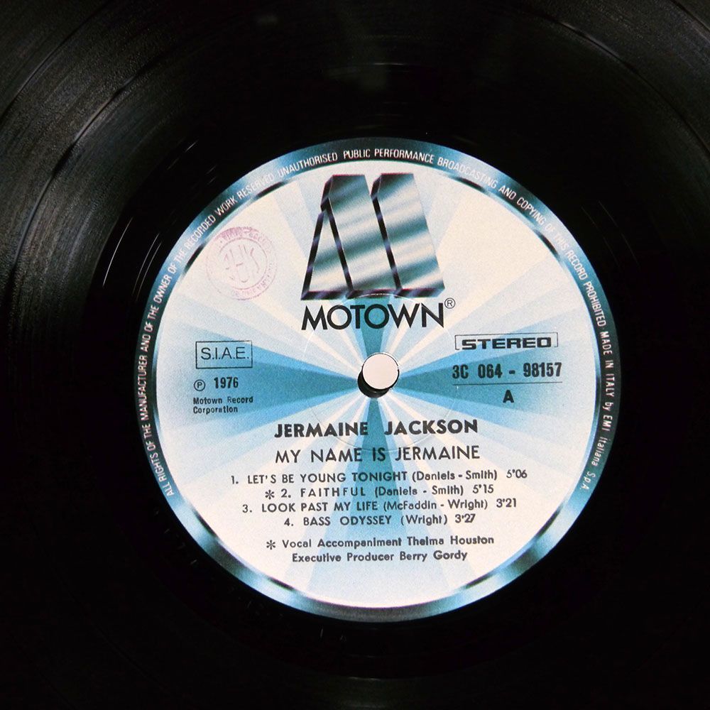 伊 JERMAINE JACKSON/MY NAME IS JERMAINE/MOTOWN 3C06498157 LP_画像2
