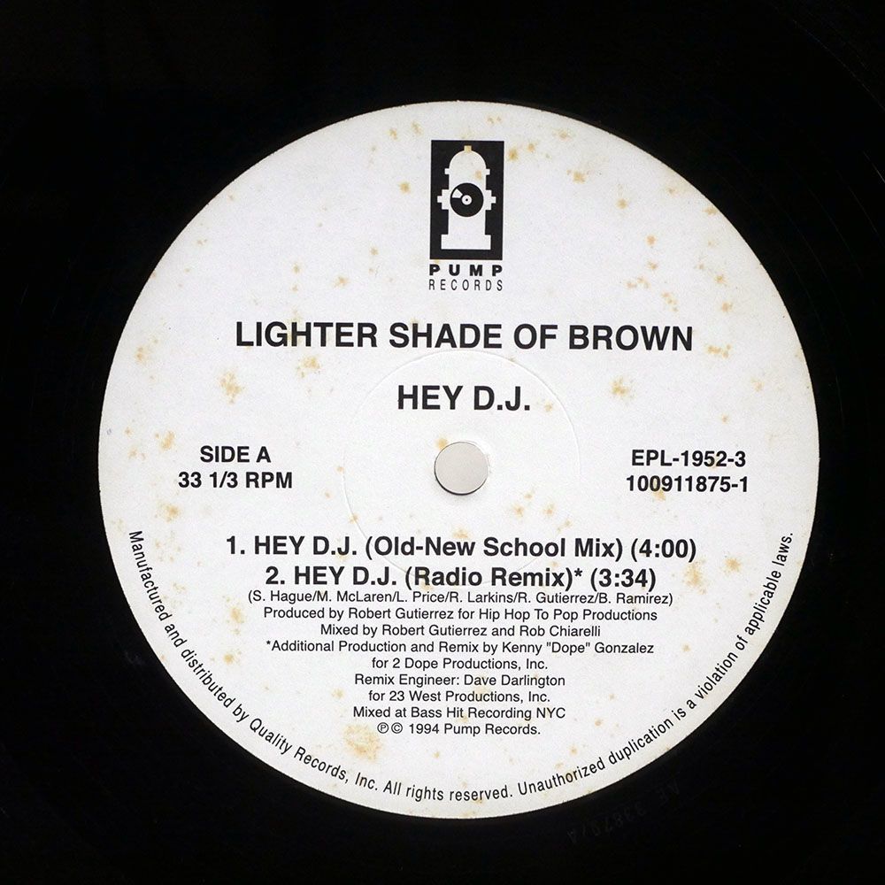 LIGHTER SHADE OF BROWN/HEY D.J./PUMP EPL19523 12_画像1