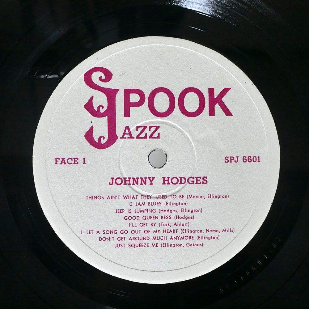 英 JOHNNY HODGES/ALLSTARS/SPOOK JAZZ SPJ6601 LP_画像2