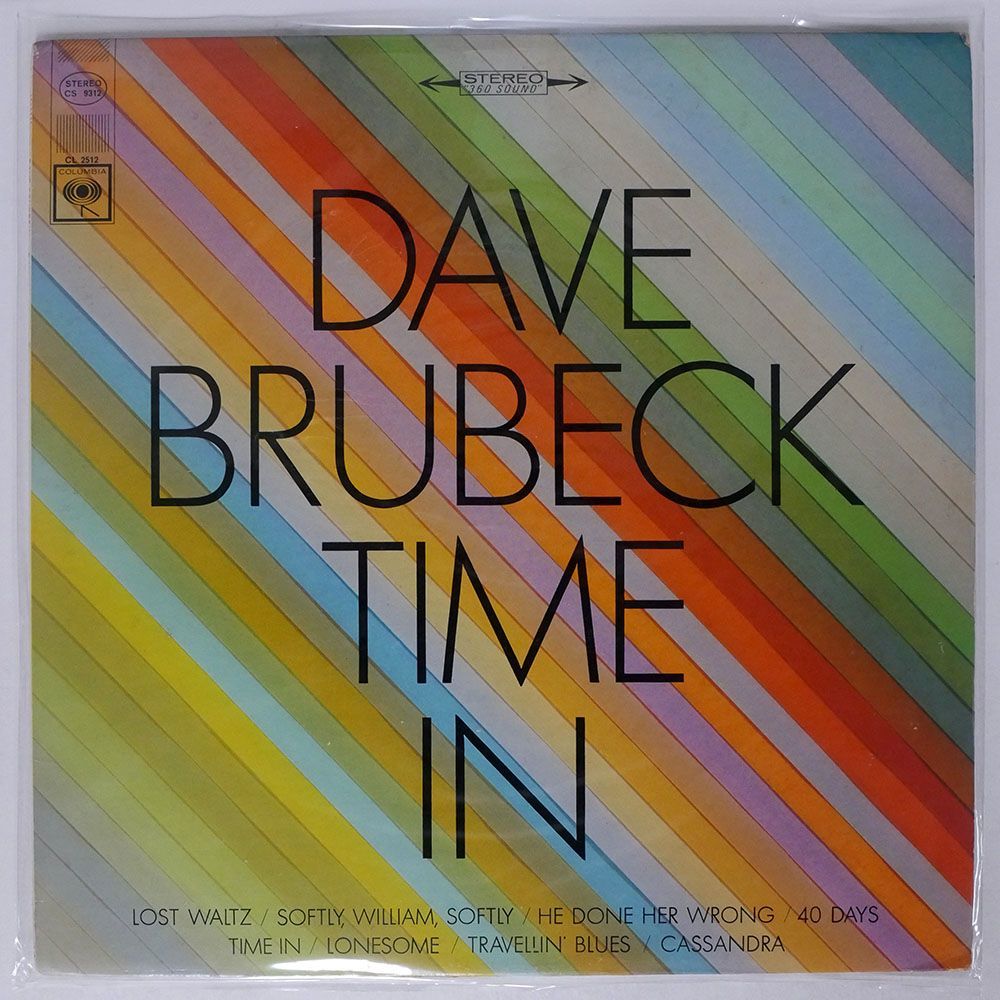 米 DAVE BRUBECK/TIME IN/COLUMBIA CS9312 LP_画像1
