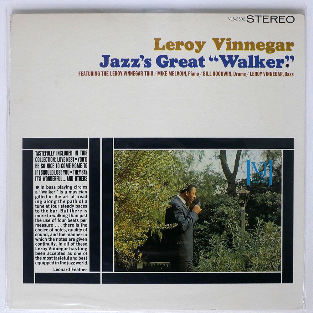 米 LEROY VINNEGAR/JAZZ’S GREAT WALKER/VEE JAY VJLP2502 LP_画像1