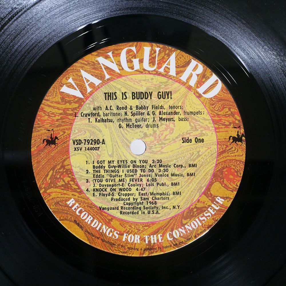 米 BUDDY GUY/THIS IS/VANGUARD VSD79290 LP_画像2