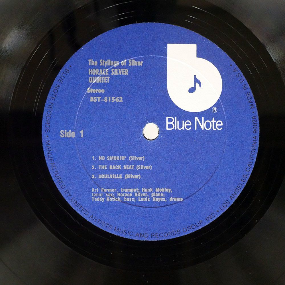 米 HORACE SILVER/STYLINGS OF SILVER/BLUE NOTE BST81562 LP_画像2