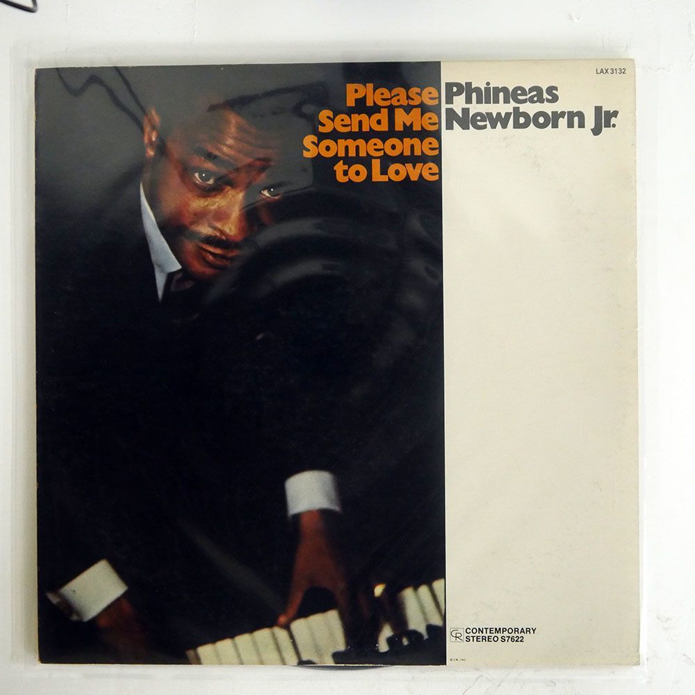 見本盤 PHINEAS NEWBORN JR/PLEASE SEND ME SOMEONE TO LOVE/CONTEMPORARY LAX3132 LP_画像1