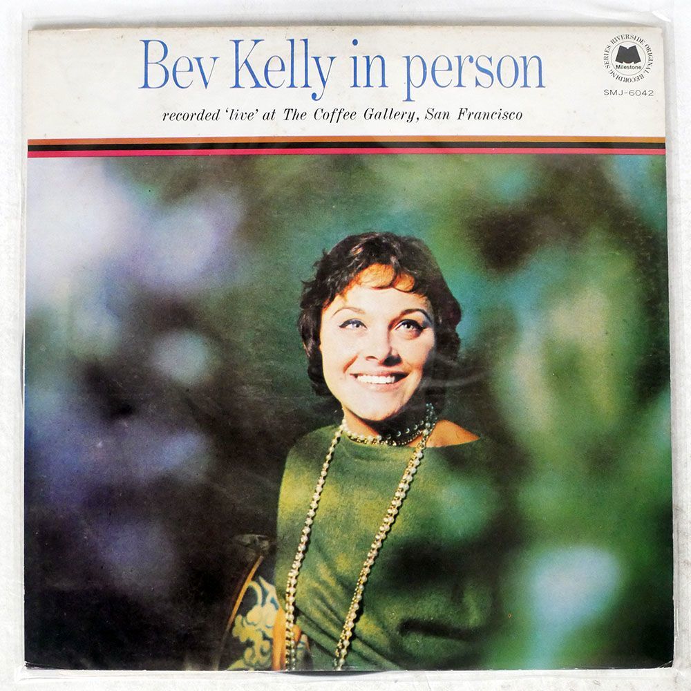 BEV KELLY/IN PERSON/MILESTONE SMJ6042 LP_画像1