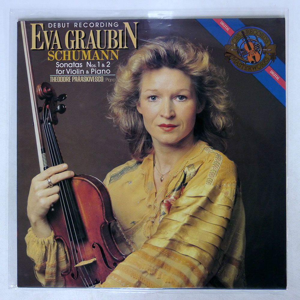 EVA GRAUBIN/SHUMANN:SONATAS NOS. 1 & 2 FOR VIOLIN & PIANO/CBS MASTERWORKS DIGITAL IM42053 LP_画像1