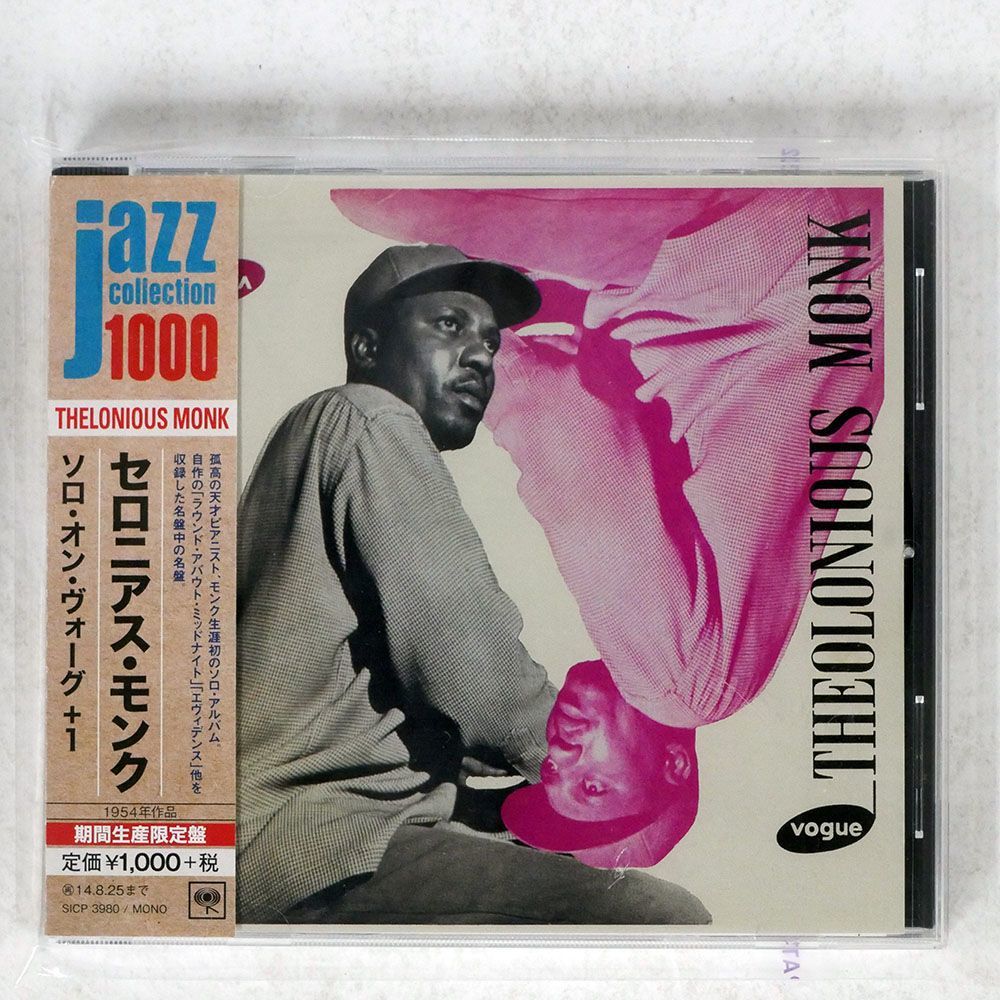 THELONIOUS MONK/PIANO SOLO/SONY RECORDS INT’L SICP3980 CD □_画像1