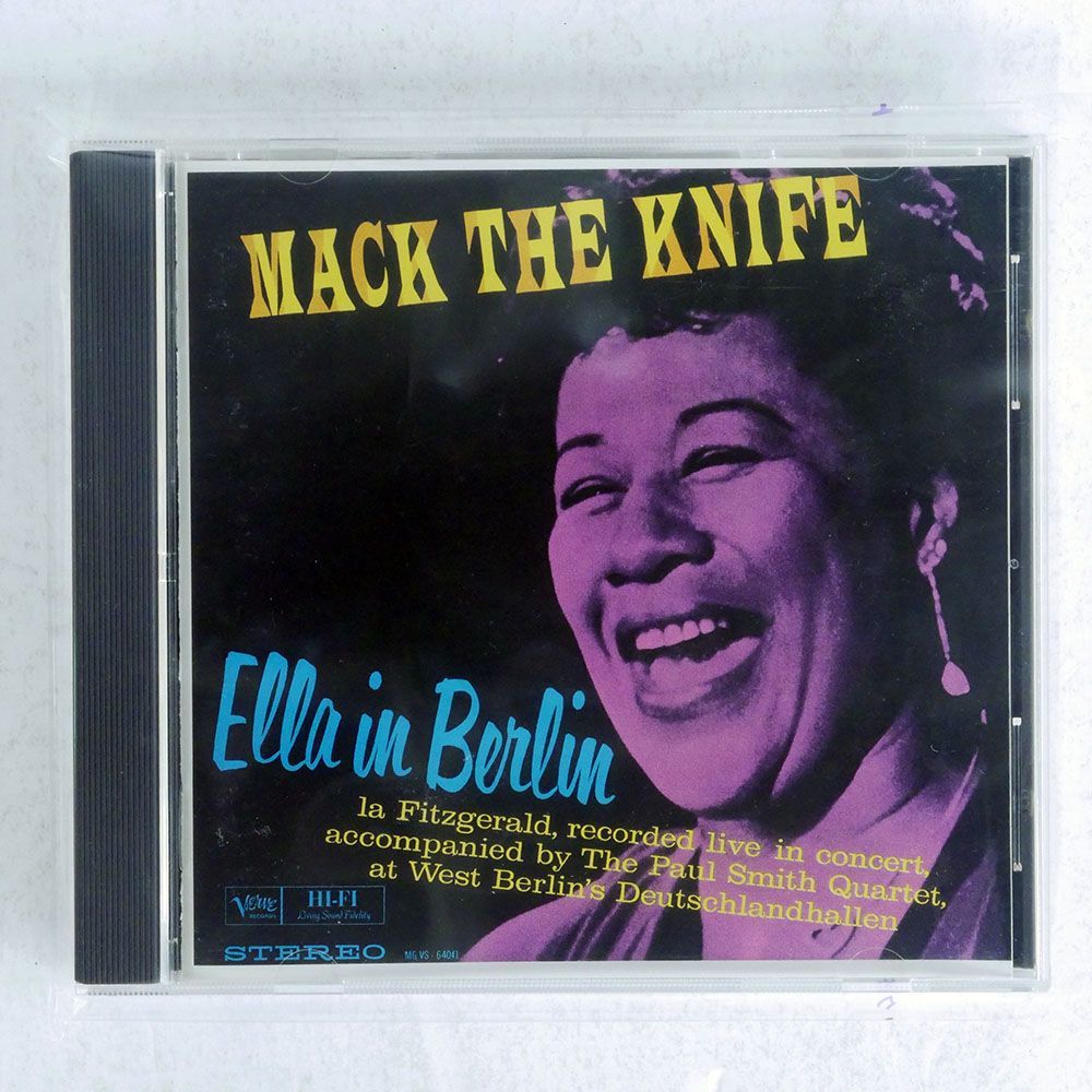 ELLA FITZGERALD/MACK THE KNIFE - ELLA IN BERLIN/VERVE UCCU5015 CD □_画像1