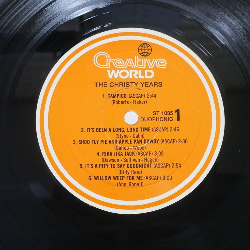 STAN KENTON/CHRISTY YEARS/CREATIVE WORLD ST1035 LP_画像2