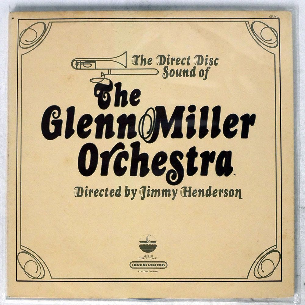 GLENN MILLER ORCHESTRA/DIRECT DISC SOUND OF THE GLENN MILLER/PADDLE WHEEL GP3601 LP_画像1