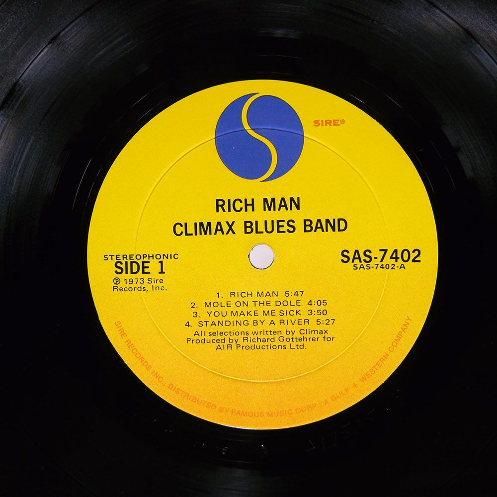 米 CLIMAX BLUES BAND/RICHMAN/SIRE SAS7402 LP_画像2