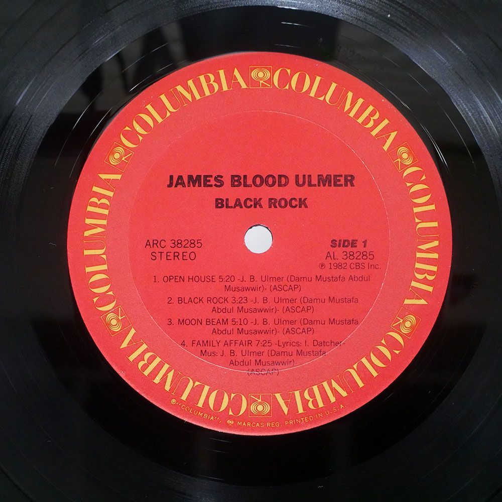 米 JAMES BLOOD ULMER/BLACK ROCK/COLUMBIA ARC38285 LP_画像2