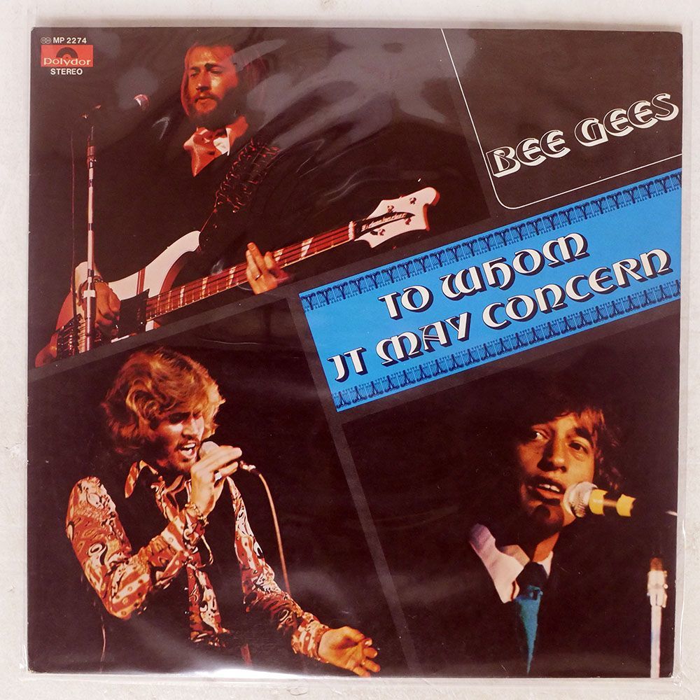 BEE GEES/TO WHOM IT MAY CONCERN/POLYDOR MP2274 LP_画像1