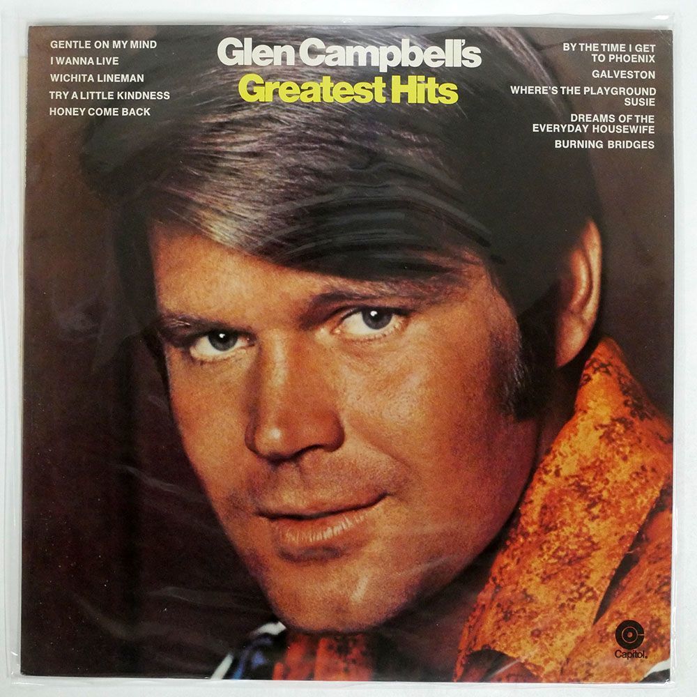 米 GLEN CAMPBELL/GREATEST HITS/CAPITOL SW752 LP_画像1