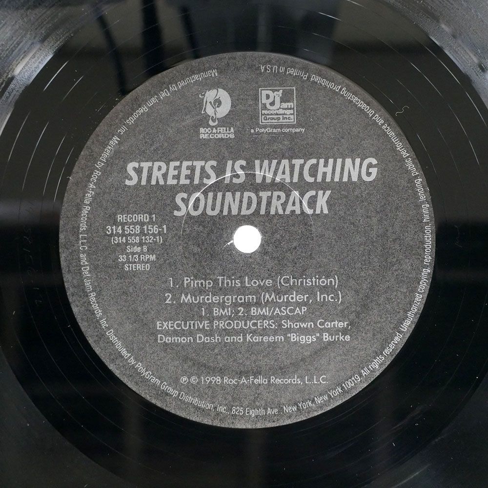 米 VA(JAY-Z 他)/STREET IS WATCHING/ROC-A-FELLA 314558132 LP_画像2
