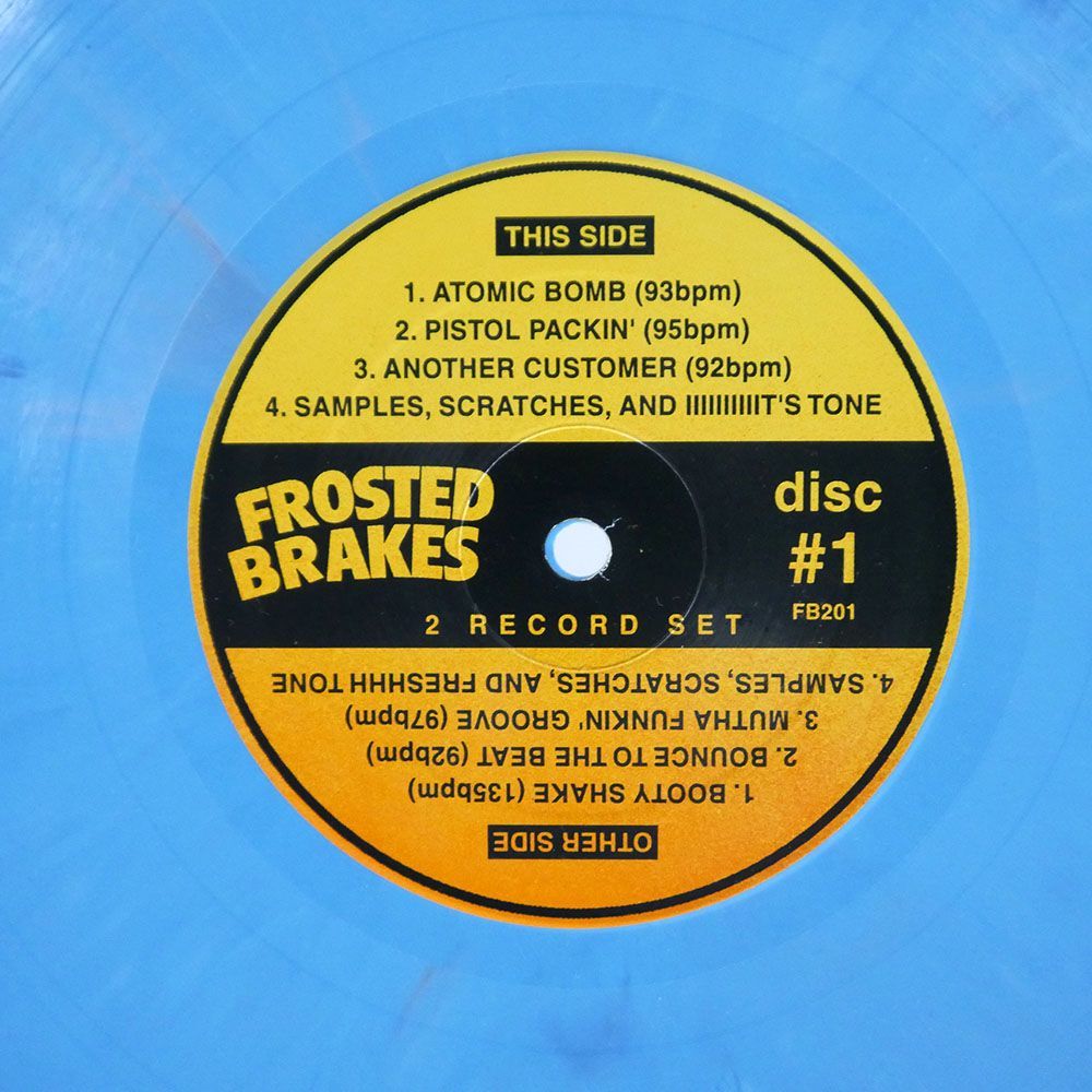 米 DJ RECTANGLE/FROSTED BRAKES/FROSTED BRAKES FB201 LP_画像1