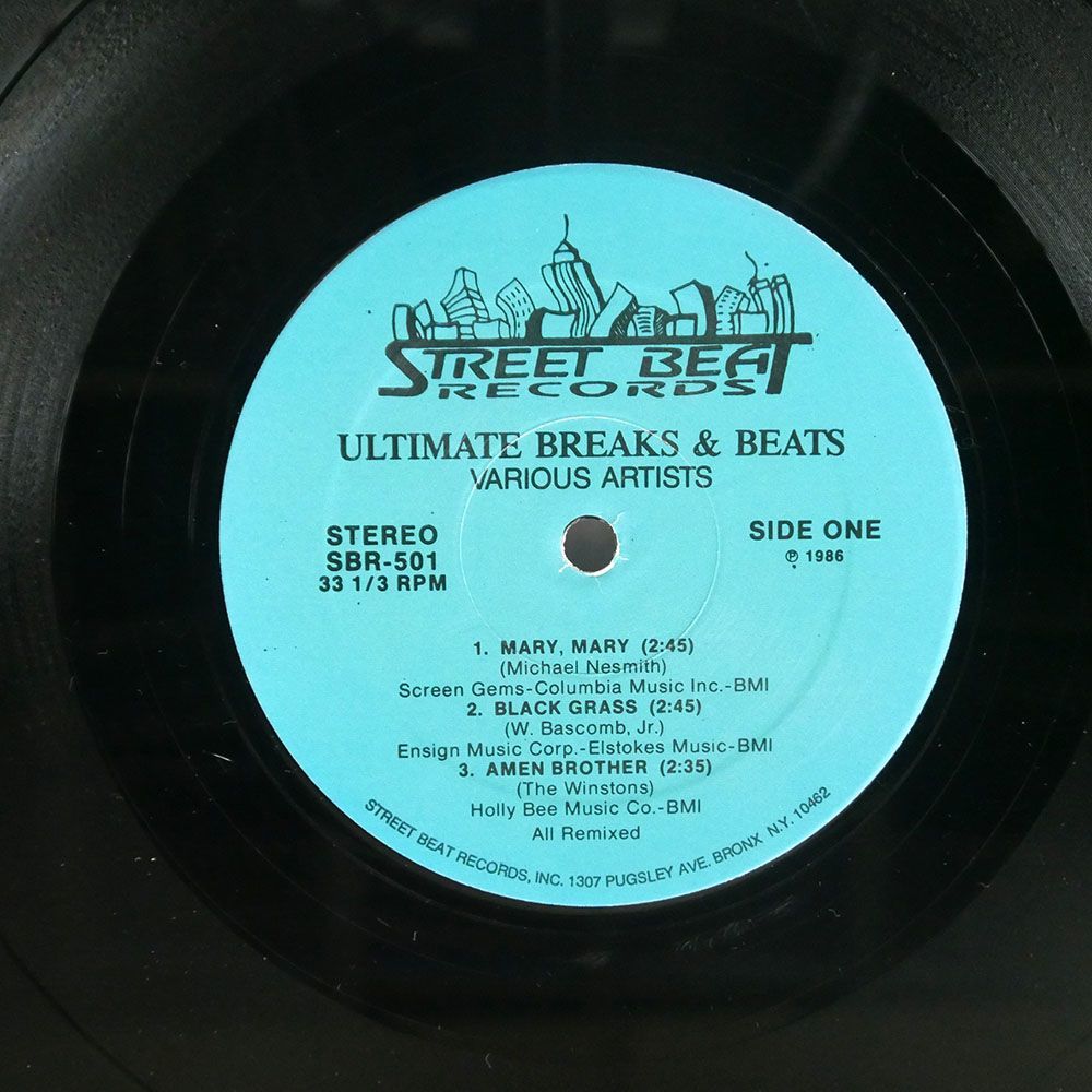 米 VA/ULTIMATE BREAKS & BEATS/STREET BEAT SBR501 LP_画像2