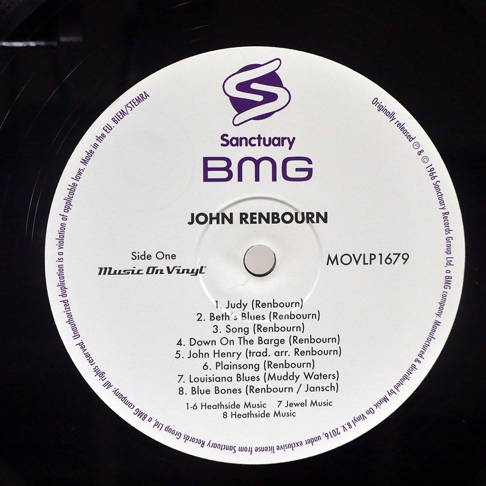 JOHN RENBOURN/ST/MUSIC ON VINYL MOVLP1679 LP_画像2