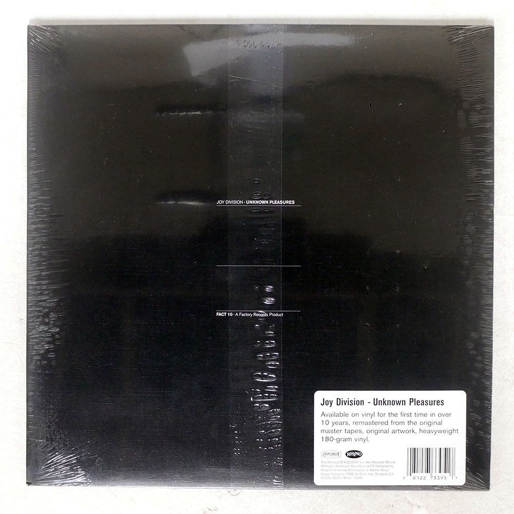 JOY DIVISION/UNKNOWN PLEASURES/RHINO RHI173395 LP_画像2