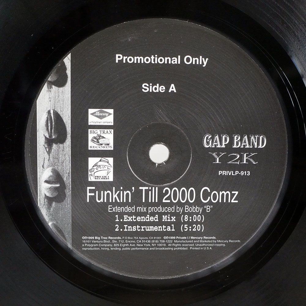 GAP BAND/FUNKIN’ TILL 2000 COMZ/PRIVATE I PRIVLP913 12_画像1