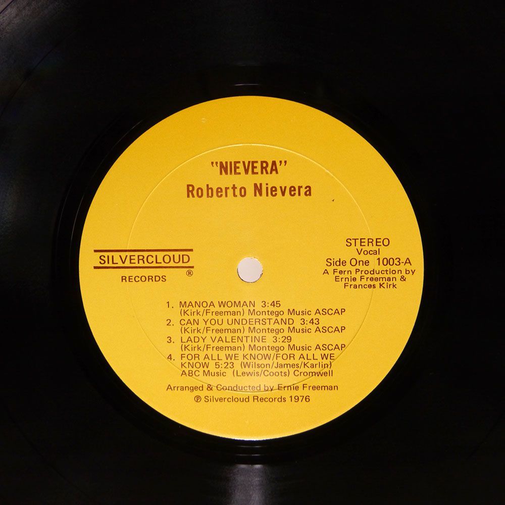 米 ROBERTO NIEVERA/NIEVERA/SILVERCLOUD SLP1003 LP_画像2