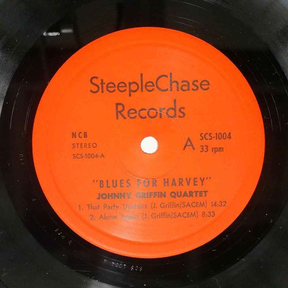 JOHNNY GRIFFIN/BLUES FOR HARVEY/STEEPLECHASE SCS1004 LP_画像2