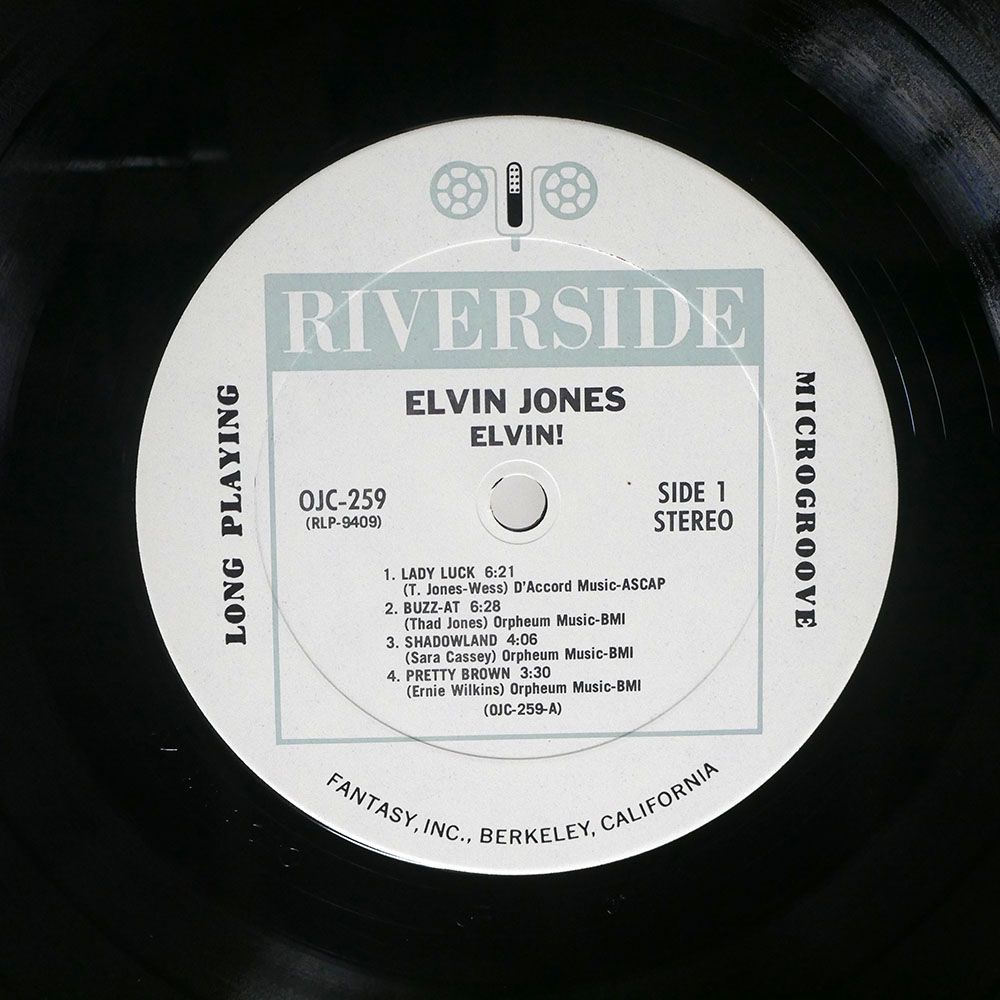 ELVIN JONES/ELVIN!/RIVERSIDE OJC259 LP_画像2