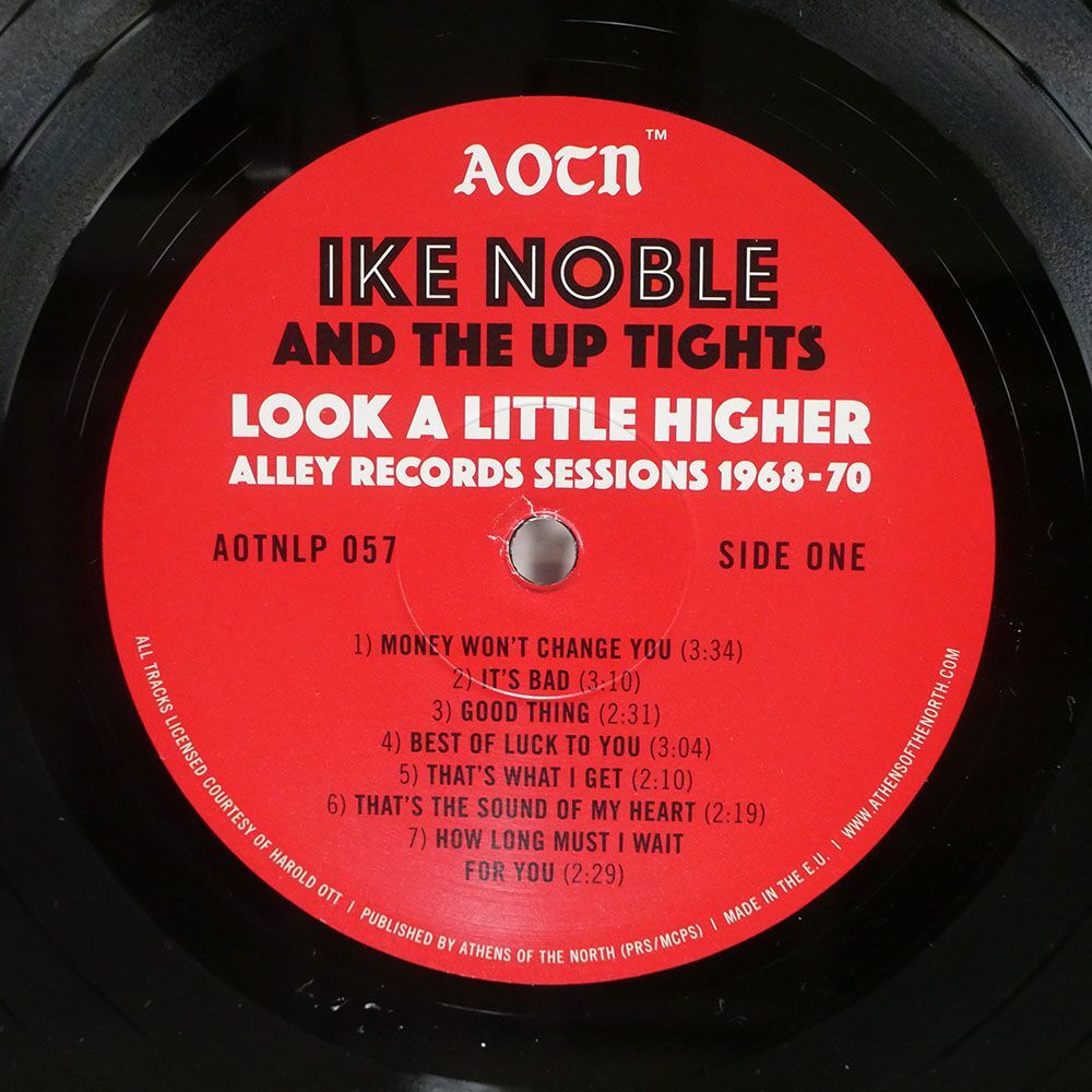 IKE NOBLE AND THE UP TIGHTS/LOOK A LITTLE HIGHER/ATHENS OF THE NORTH AOTNLP057 LP_画像2