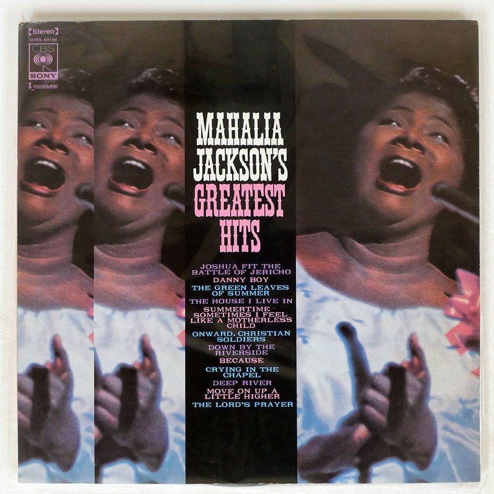 MAHALIA JACKSON/GREATEST HITS/CBS SONY SONX60186 LP_画像1