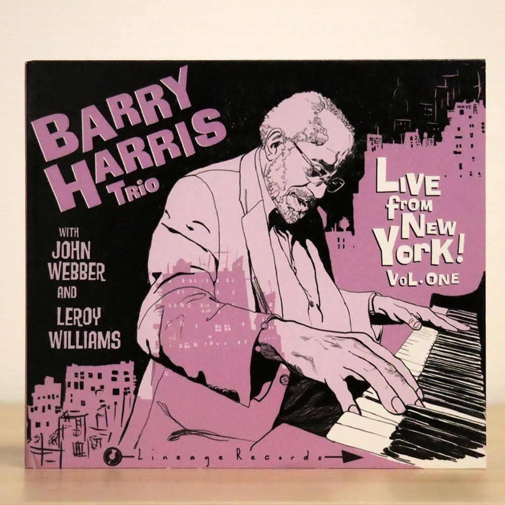 デジパック BARRY HARRIS/LIVE FROM NEW YORK VOL. 1/LINEAGE RECORDS LIN-102 CD □_画像1